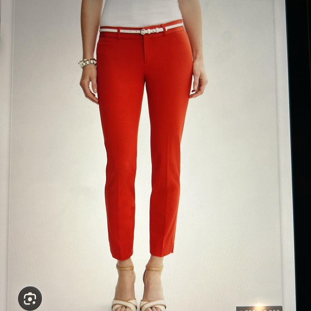 NWT Banana Republic “Sloan” Pant in Red, 0